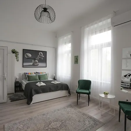 Beautiful Newly Refurbished Studio,fully Equipped Walking Distance To The Park Where Will Find The World Famous Szechenyi Thermal Bath Spa, Museums , And The Capital Circus , Ac, Smart Tv, High Speed Internet Διαμέρισμα