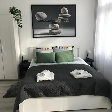 Lägenhet Beautiful Newly Refurbished Studio,fully Equipped Walking Distance To The Park Where Will Find The World Famous Szechenyi Thermal Bath Spa, Museums , And The Capital Circus , Ac, Smart Tv, High Speed Internet *