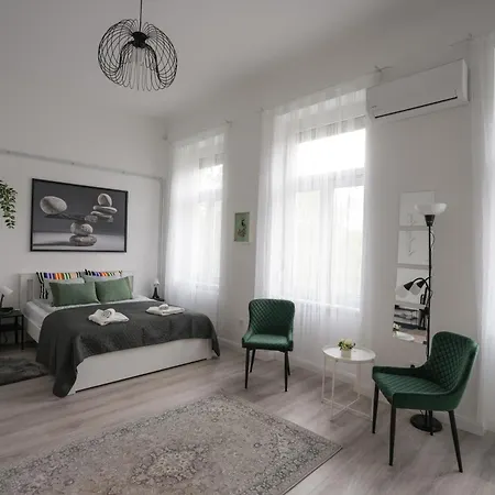 Beautiful Newly Refurbished Studio,fully Equipped Walking Distance To The Park Where Will Find The World Famous Szechenyi Thermal Bath Spa, Museums , And The Capital Circus , Ac, Smart Tv, High Speed Internet * Budapeszt