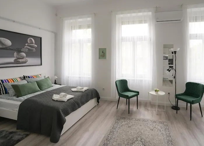 Beautiful Newly Refurbished Studio,fully Equipped Walking Distance To The Park Where Will Find The World Famous Szechenyi Thermal Bath Spa, Museums , And The Capital Circus , Ac, Smart Tv, High Speed Internet 公寓 *