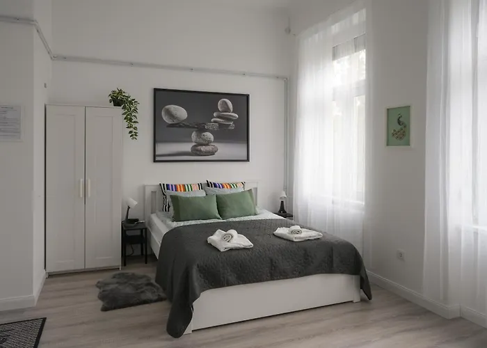 Beautiful Newly Refurbished Studio,fully Equipped Walking Distance To The Park Where Will Find The World Famous Szechenyi Thermal Bath Spa, Museums , And The Capital Circus , Ac, Smart Tv, High Speed Internet * 布达佩斯